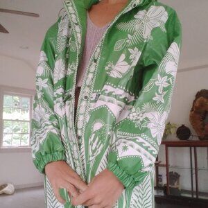 Bright Patterned Raincoat from FARM Rio